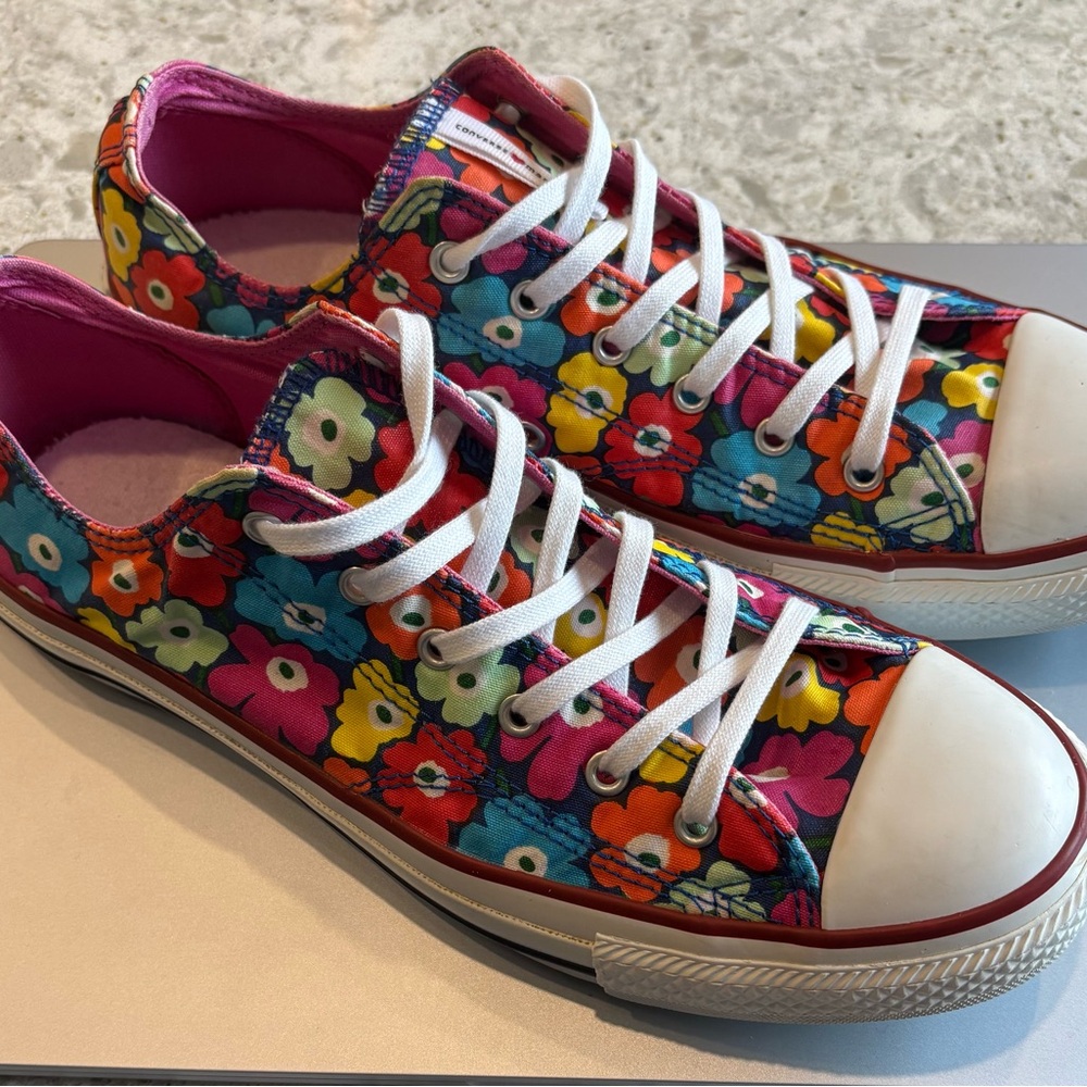 Converse Marimekko Low-Top Sneakers  Unisex -Pink, Blue, Yellow, Orange, Green